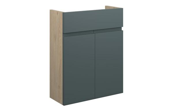 Clarence 500mm Slim Basin Unit - Matt Green Camo (Oak Cab)